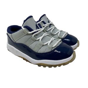 Air Jordan 11‎ XI Low Georgetown Toddler Size 9C Blue Grey 505836-007 B Grade
